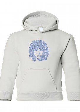 Rock Avenue - Παιδικό Hoodie Jim Morrison Rock Avenue White
