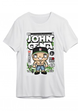 Pop Culture - T-Shirt John Cena Pop Culture White
