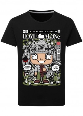 Pop Culture - T-Shirt Kevin Home Alone Pop Culture Black