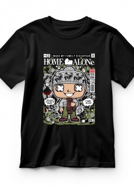 Pop Culture - Παιδικό T-shirt Kevin Home Alone Pop Culture Black