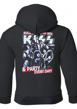 Rock Avenue - Παιδικό Hoodie Kiss Rock Avenue Black
