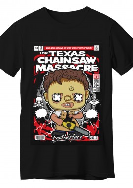 Pop Culture - T-Shirt Leatherface Pop Culture Black