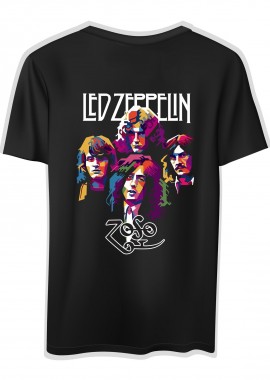 T-Shirt Led Zep 1 Rock Avenue Black