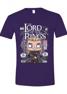 Pop Culture - T-Shirt Legolas Lord Of The Rings Pop Culture Purple