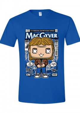 Pop Culture - T-Shirt Macgyver Pop Culture Royal