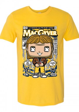 Pop Culture - T-Shirt Macgyver Pop Culture Daisy