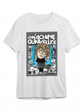 T-Shirt Machine Gun Kelly Pop Culture White