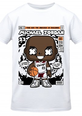 Pop Culture - T-Shirt Michael Jordan Pop Culture White