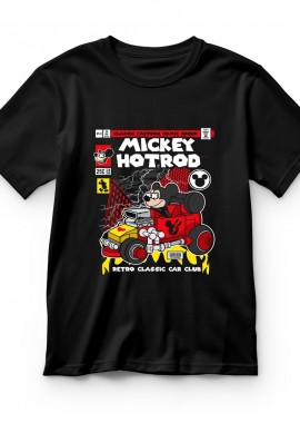 Pop Culture - Παιδικό T-shirt Mickey Hot Rod Pop Culture Black