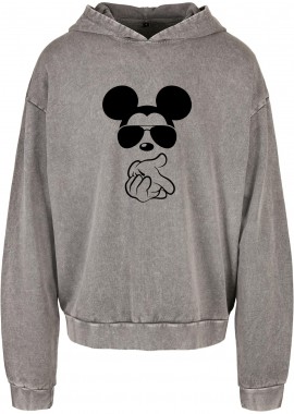 Oversized Premium Hoodie Mickey Mouse Pop Culture Asphalt