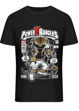 Pop Culture - T-Shirt Power Ranger Pop Culture Black