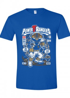 Pop Culture - T-Shirt Power Ranger Pop Culture Royal