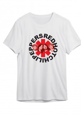 T-Shirt Rhcp Art2 Rock Avenue White
