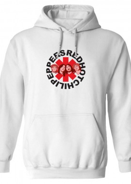 Rock Avenue - Hoodie Rhcp Art2 Rock Avenue White