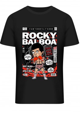 Pop Culture - T-Shirt Rocky Balboa Pop Culture Black