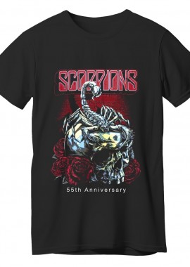 Rock Avenue - T-Shirt Scorpions 2 Rock Avenue Black