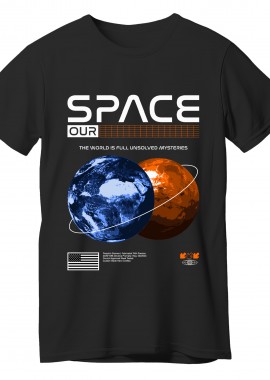 Pop Culture - T-Shirt Space Pop Culture Black