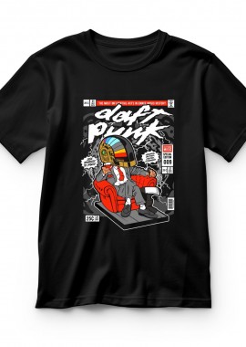 Pop Culture - Παιδικό T-shirt The Daft Punk Boss Pop Culture Black