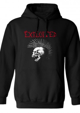 Rock Avenue - Hoodie The Exploited 2 Rock Avenue Black