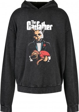 Pop Culture - Oversized Premium Hoodie The Godfather Pop Culture Black