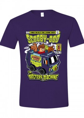 Pop Culture - T-Shirt The Mistery Machine Pop Culture Purple