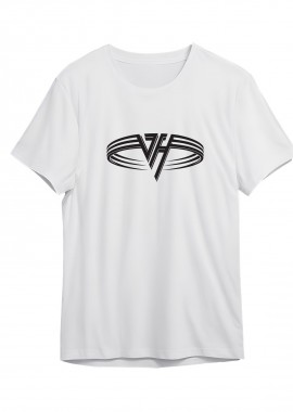 Rock Avenue - T-Shirt Van Halen Band Logo Design Rock Avenue White