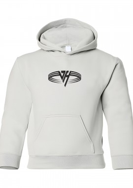 Rock Avenue - Παιδικό Hoodie Van Halen Band Logo Design Rock Avenue White