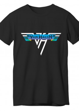T-Shirt Van Halen One Logo Art Rock Avenue Black