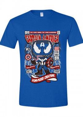 T-Shirt Venom Captain America Pop Culture Royal