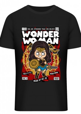 Pop Culture - T-Shirt Wonder Woman Pop Culture Black