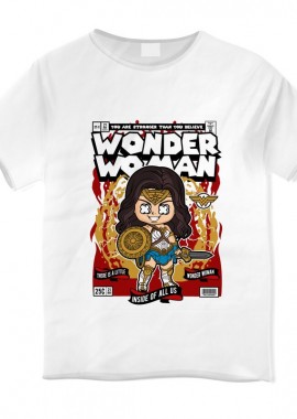 Pop Culture - Παιδικό T-shirt Wonder Woman Pop Culture White