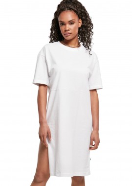 Urban Classics - Ladies Organic Oversized Slit Tee Urban Classics TB4091-00220 White
