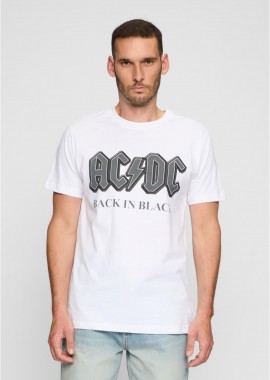 ACDC Back In Black Tee Merchcode MC480-00220 white