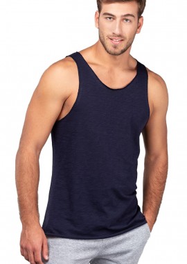 About Basics - Unisex Αμάνικη Μπλούζα Φλάμα 00570 About Basics Navy