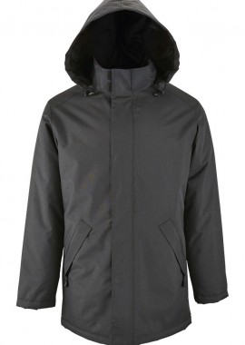 SOLS - Unisex Μακρύ Παρκά 02109 Sol's Robyn Charcoal Grey