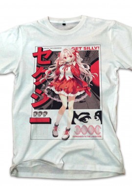Pop Culture - T-Shirt Anime Silly Girl Pop Culture White
