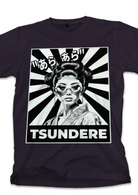 Pop Culture - T-Shirt Tsundere Pop Culture Black