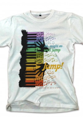 Pop Culture - T-Shirt Music Jump Pop Culture White