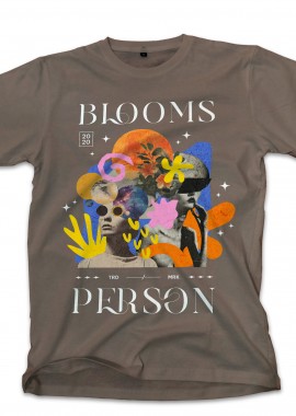 Pop Culture - T-Shirt Blooms Person Pop Culture Military Green