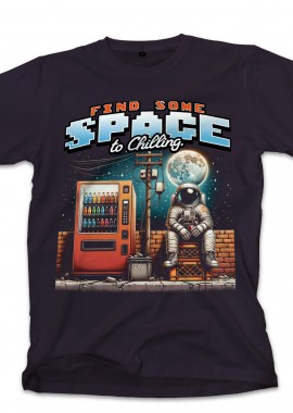 T-Shirt Astronaut Graphic 2 Pop Culture Black