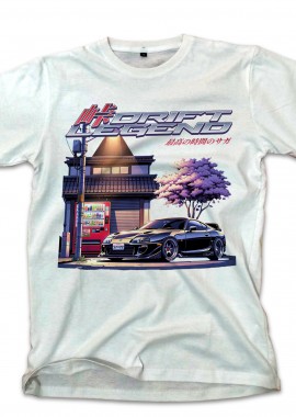 T-Shirt Drift Legend Pop Culture White