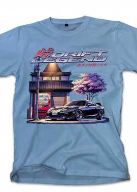 Pop Culture - T-Shirt Drift Legend Pop Culture Carolina Blue
