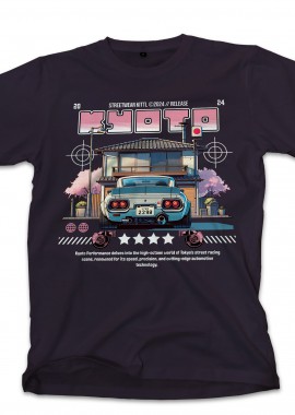 T-Shirt Kyoto Car Pop Culture Black
