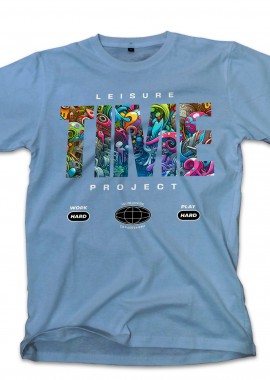 Pop Culture - T-Shirt Leisure Time Project Pop Culture Carolina Blue