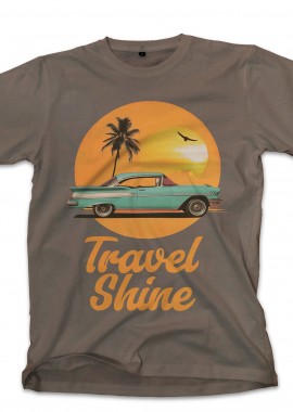 Pop Culture - T-Shirt Summer Shine Travel Pop Culture Military Green