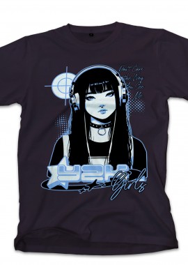 T-Shirt Y2K Girl Pop Culture Black