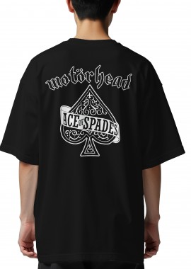 Rock Avenue - Oversized T-Shirt Motorhead Ace Of Spades Rock Avenue Black