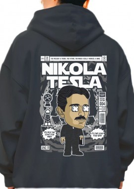 Hoodie Nikola Tesla Pop Culture Black