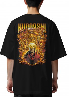 Pop Culture - Oversized T-Shirt One Piece Kuroashi no Sanji Pop Culture Black
