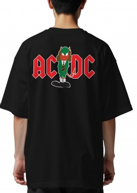Rock Avenue - Oversized T-Shirt ACDC Art1 Rock Avenue Black